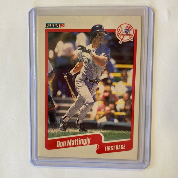 Lot of 9 Vintage 80s-90s Don Mattingly Baseball Cards  New York Yankees - Picture 8 of 16